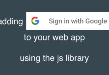 Кнопка sign-in для вашего веб-приложения Learning