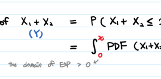 Сумма экспоненциальных случайных величин DataScience