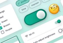 Элементы управления выбором в пользовательском интерфейсе Design