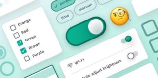 Элементы управления выбором в пользовательском интерфейсе Design