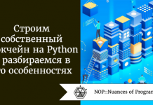 Строим собственный блокчейн на Python и разбираемся в его особенностях Строим собственный блокчейн на Python и разбираемся в его особенностях