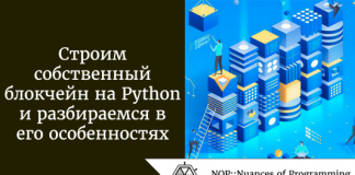 Строим собственный блокчейн на Python и разбираемся в его особенностях Строим собственный блокчейн на Python и разбираемся в его особенностях