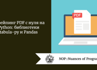 Скрейпинг PDF с нуля на Python: библиотеки tabula-py и Pandas