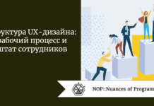 Структура UX-дизайна: рабочий процесс и штат сотрудников Структура UX-дизайна: рабочий процесс и штат сотрудников