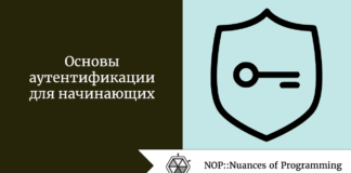 Основы аутентификации для начинающих Основы аутентификации для начинающих