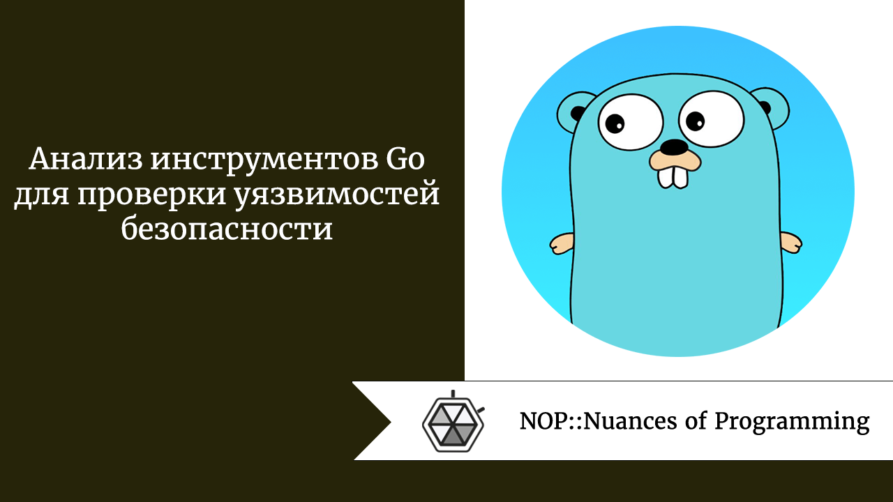 Анализ инструментов Go для проверки уязвимостей безопасности