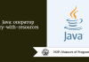 Java: оператор try-with-resources