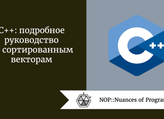 C++: подробное руководство по cортированным векторам